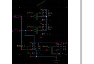 2-3-4輸入或非門集成電路工藝與版圖設計的詳細說明